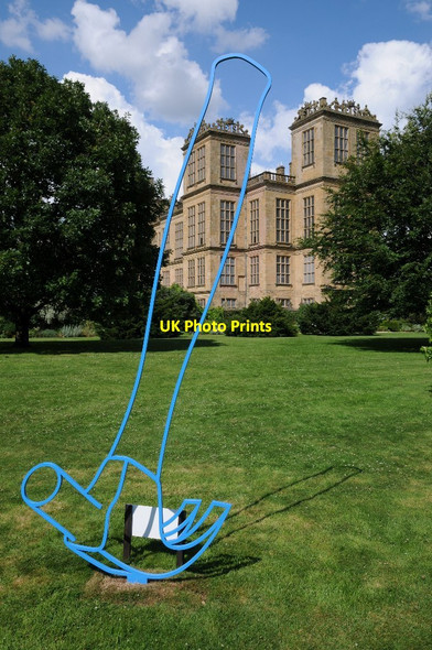 Photo 6"x4" Sculpture at Hardwick Hall Rowthorne c2014