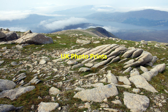 Photo 6"x4" Beinn Dearg Mh\u00c3\u00b2r - summit Torrin\/Na Torrin c2014