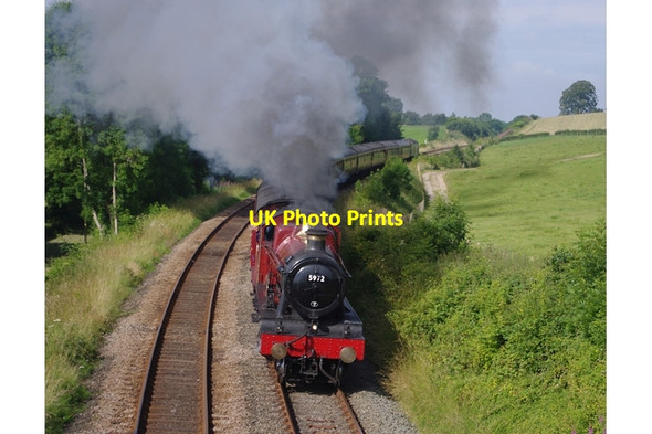 Photo 6"x4" Steam train near Borwick Priest Hutton c2014
