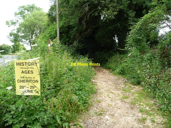 Photo 6"x4" Entrance to bridleway, north-east of Street End Street End\/SU5519 c2014
