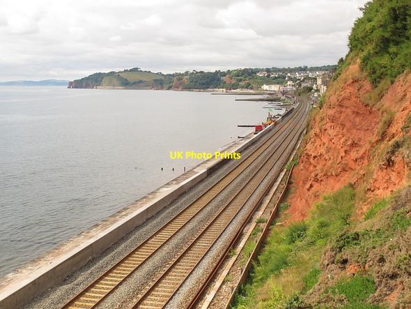 Photo 6"x4" Rebuilt railway at Dawlish (1) Dawlish c2014