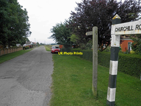Photo 6"x4" Footpath to The Ark North Somercotes c2014