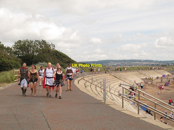 Photo 6"x4" Fun walk at Dawlish Warren Dawlish c2014