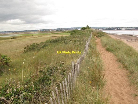 Photo 6"x4" Narrow point of Dawlish Warren  Exmouth c2014