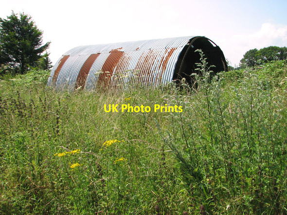 Photo 6"x4" The remains of a Nissen hut Fritton\/TG4018 c2014