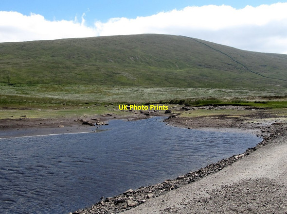Photo 6"x4" The outfall of the Bann into the Spelga Reservoir Hilltown\/J2128 c2013