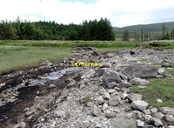 Photo 6"x4" Estuary of an unnamed stream flowing into the Spelga Reservoir Kilcoo c2013