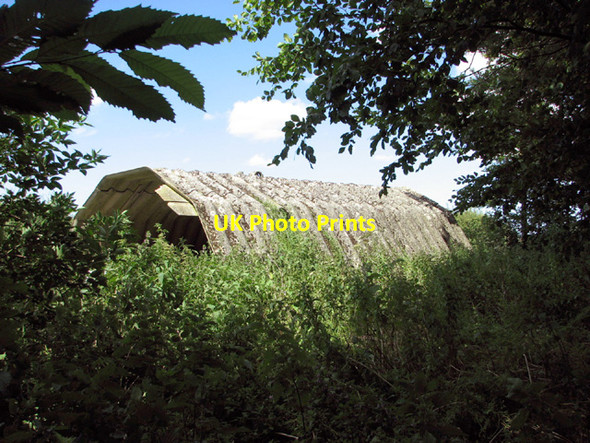 Photo 6"x4" WW2 barracks hut Docking c2014 P1