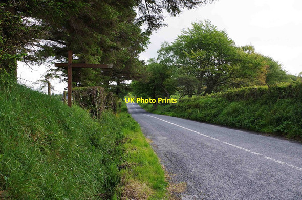Photo 6"x4" The R765 road heading for Newtown Mount Kennedy, near Knockraheen, Co. Wicklow Roundwood c2014