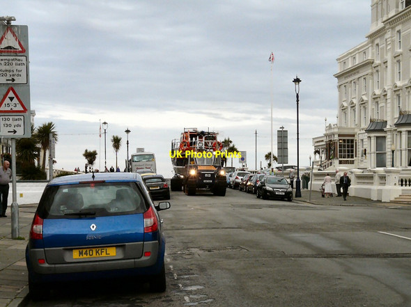 Photo 6"x4" Lifeboat in St George's Place Llandudno c2014