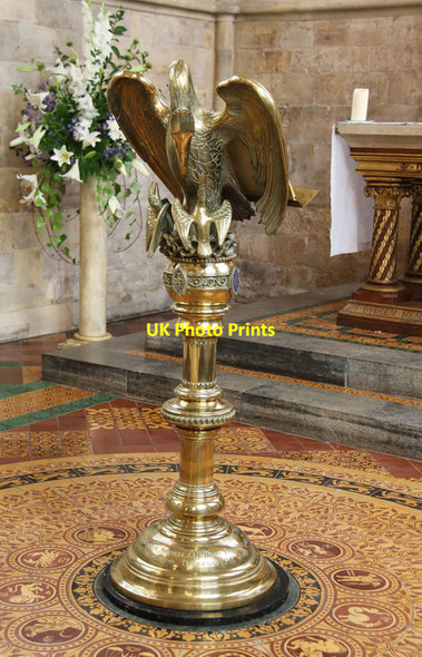 Photo 6"x4" Chichester Cathedral - Lectern Chichester c2014