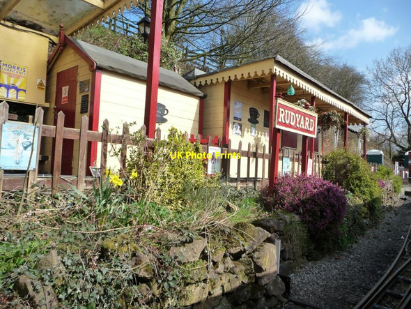 Photo 6"x4" Platform 2 Cafe, Rudyard Station Harper's Gate c2015