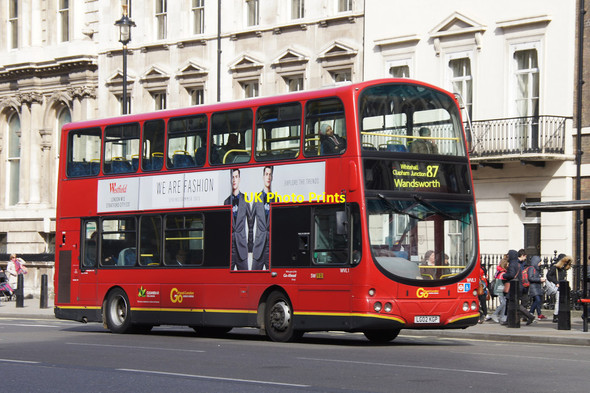 Photo 6"x4" A red London bus, Whitehall, Westminster Westminster c2015