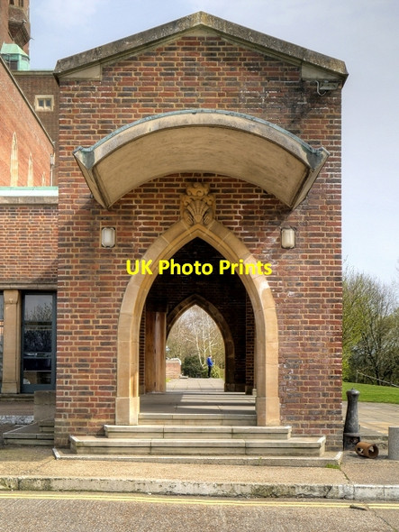 Photo 6"x4" Guildford Cathedral (detail) Guildford c2015