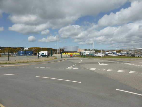 Photo 6"x4" New road layout Pwllheli c2015