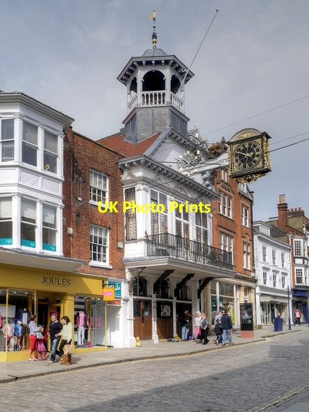 Photo 6"x4" Guildford High Street, The Guildhall Guildford c2015