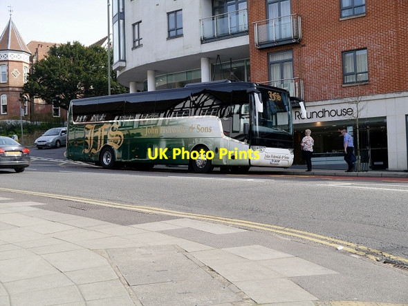 Photo 6"x4" Bus Stop at Epsom Road Guildford c2015