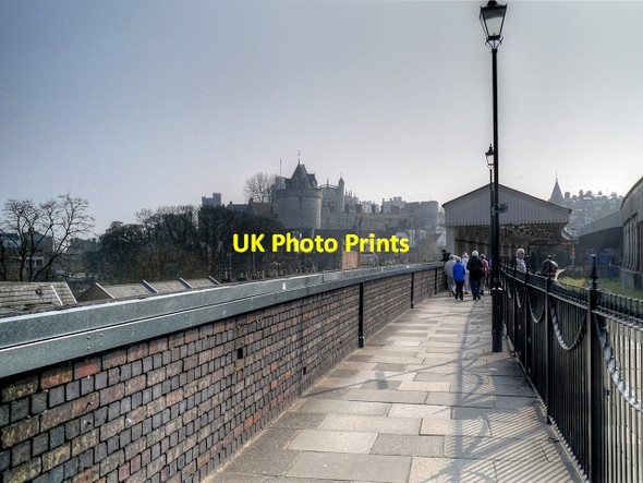 Photo 6"x4" Path Behind Platform at Windsor & Eton Central Station Windsor\/SU9676 c2015
