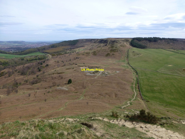 Photo 6"x4" The Cleveland Way from Roseberry Topping Great Ayton c2015