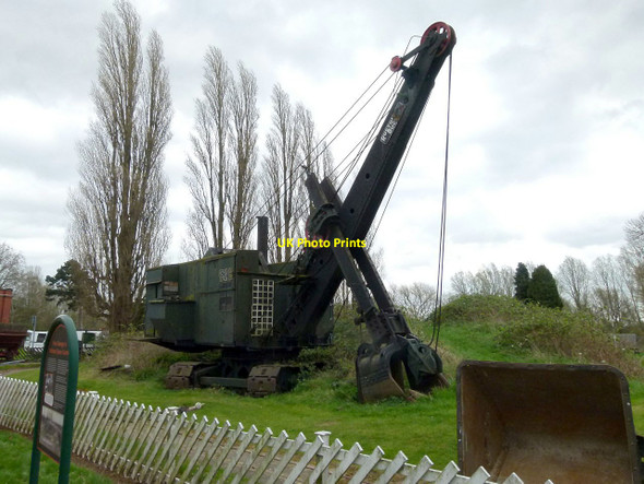 Photo 6"x4" Ruston Bucyrus 52B Steam Shovel Leicester c2015