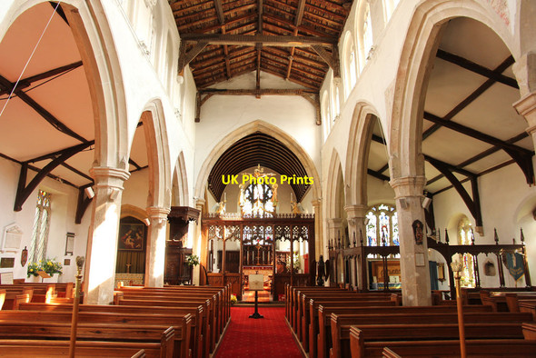 Photo 6"x4" St.Peter & St.Paul's nave Burgh le Marsh c2015