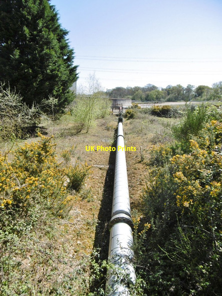 Photo 6"x4" Fawley, disused pipeline Stonehills\/SU4602 c2015