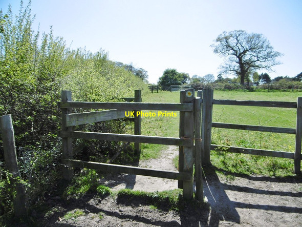 Photo 6"x4" Fawley, kissing gate Stonehills\/SU4602 c2015