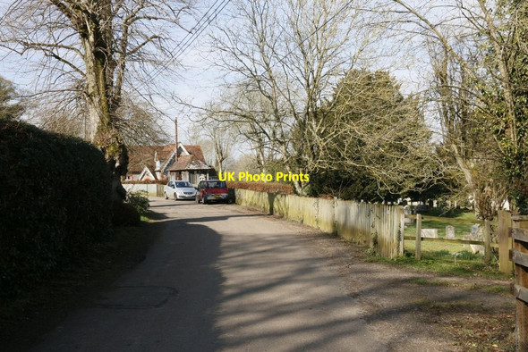 Photo 6"x4" Church Lane Abbots Worthy c2015