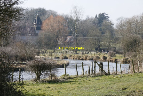 Photo 6"x4" Bend in the Itchen Abbots Worthy c2015