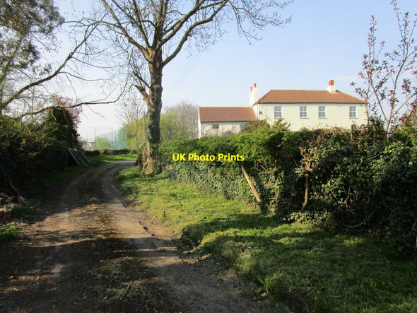 Photo 6"x4" Almholme House and lane Almholme c2015