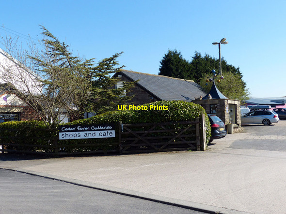 Photo 6"x4" Entrance to Cedar Farm Galleries Mawdesley c2015