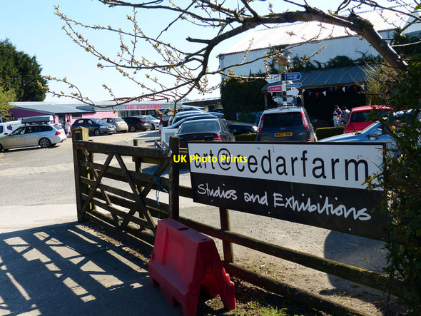 Photo 6"x4" Entrance to Cedar Farm Studios and Exhihbitions Mawdesley c2015