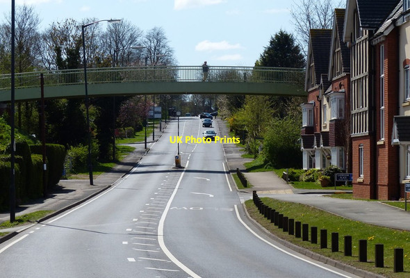 Photo 6"x4" Footbridge across Coventry Road in Crackley Kenilworth c2015