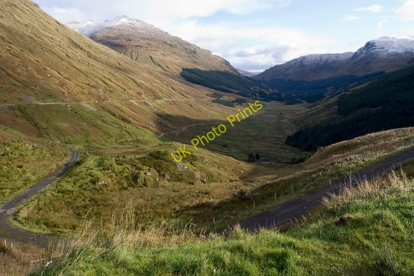 Photo 6"x4" Glen Croe viewed from Rest and be Thankful Rest and be thankful c2008