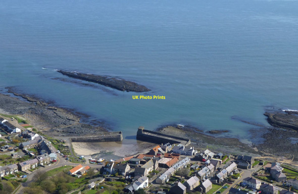 Photo 6"x4" Craster village and harbour Craster c2015