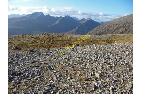 Photo 6"x4" West from Beinn Dearg Bheag Torrin\/Na Torrin c2008