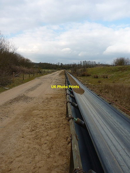 Photo 6"x4" Another load of sand going for processing Gibbet Hill\/SP5280 c2015
