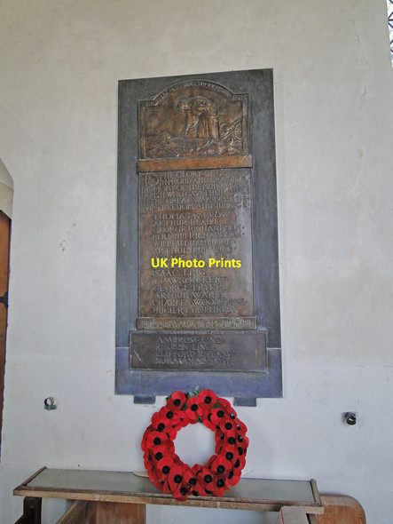 Photo 6"x4" The War Memorial at Blaxhall Blaxhall c2015