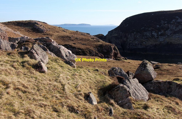Photo 6"x4" Eilean an R\u00c3\u00b2in M\u00c3\u00b2r from Am Meall Droman c2015
