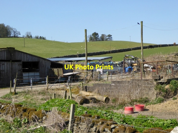 Photo 6"x4" Agricultural bric-a-brac at Burnfoot Roberton\/NT4214 c2015