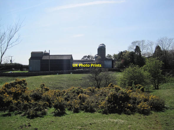 Photo 6"x4" Farm Buildings at Glantlees Glantlees c2015