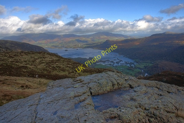 Photo 6"x4" Rocky Spur Below High Spy Grange\/NY2517 c2008