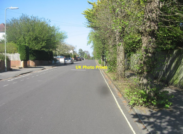 Photo 6"x4" View along Connaught Road Fleet\/SU8054 c2015