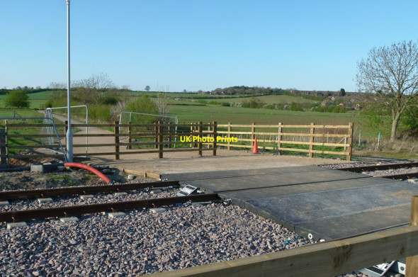 Photo 6"x4" Bridleway crossing on the tramway between Chilwell and Toton Long Eaton c2015