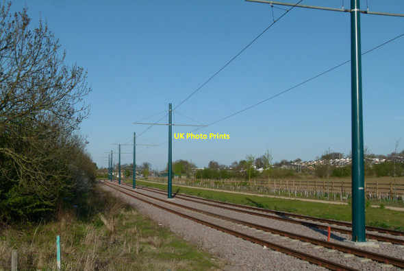 Photo 6"x4" Tramway near Toton Lane Long Eaton c2015