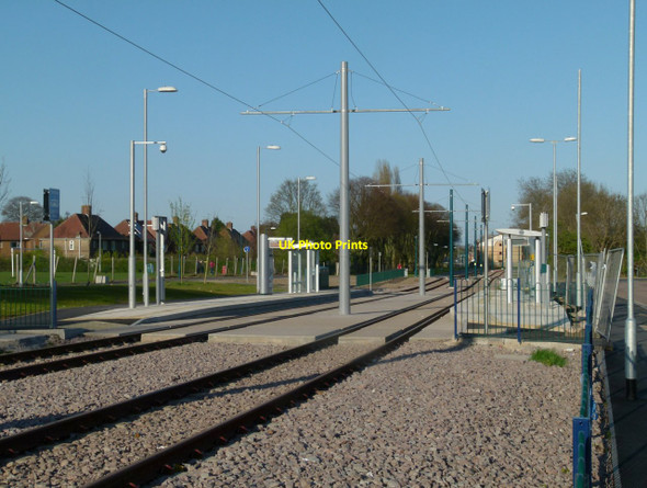 Photo 6"x4" Eskdale Drive tram stop Stapleford\/SK5037 c2015