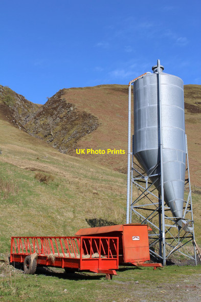 Photo 6"x4" Farm equipment at Capplegill Capplegill c2015