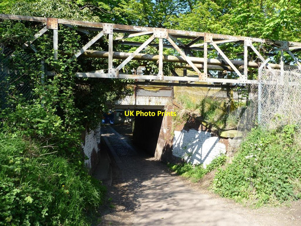 Photo 6"x4" Pipe bridge on the south side of the railway, Twickenham Twickenham c2015