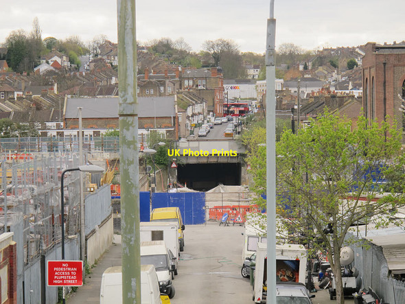 Photo 6"x4" White Hart Road, closed for Crossrail Woolwich c2015