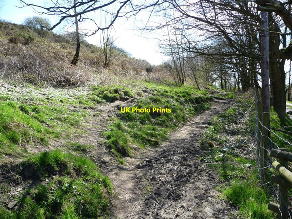 Photo 6"x4" Permissive footpath, east of Doe Park Reservoir Denholme c2015